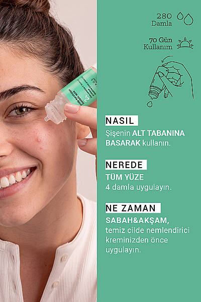 Etat Pur Pure Active Süksinik Asit %2 Hassas Ciltler için Akne ve Leke Karşıtı Konsantre Bakım Serumu 15 ml - 7