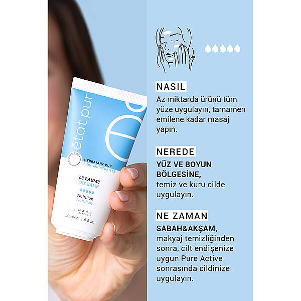 Etat Pur Pure Moisturizers - Çok Kuru Ciltler için Yoğun Dokulu Nemlendirici Balm 50 ml - 4