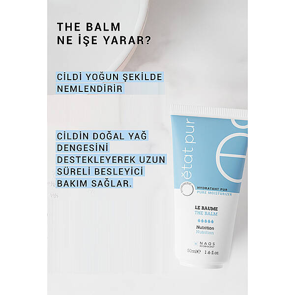 Etat Pur Pure Moisturizers - Çok Kuru Ciltler için Yoğun Dokulu Nemlendirici Balm 50 ml - 5