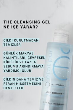 Etat Pur The Cleansing Gel - Arındırıcı Yüz Yıkama Jeli 200 ml - 8