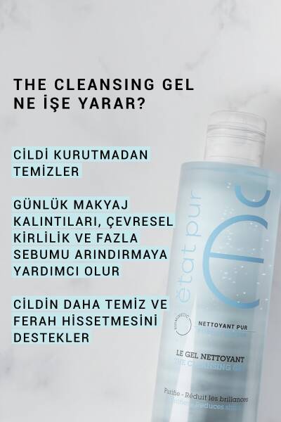 Etat Pur The Cleansing Gel - Arındırıcı Yüz Yıkama Jeli 200 ml - 8