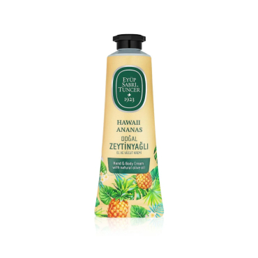 Eyüp Sabri Tuncer Hawaii Ananas Doğal Zeytinyağlı El ve Vücut Kremi 50 ml - Eyüp Sabri Tuncer