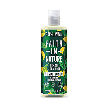 Faith İn Nature Ferahlatıcı Saç Bakım Kremi %99 Doğal İçerikli Limon & Çay Ağacı 400 ml - Faith İn Nature