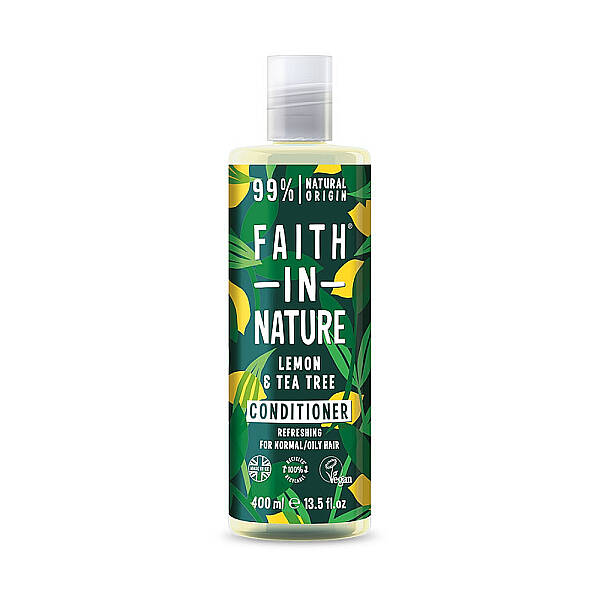Faith İn Nature Ferahlatıcı Saç Bakım Kremi %99 Doğal İçerikli Limon & Çay Ağacı 400 ml - 1