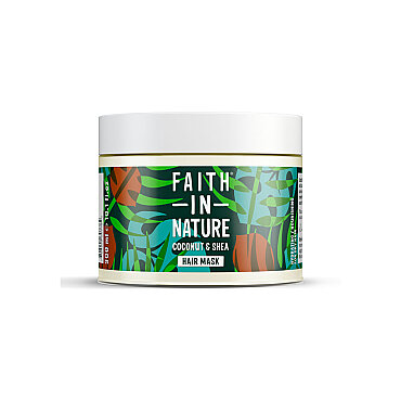 Faith İn Nature Nemlendirici Saç Bakım Maskesi %99 Doğal İçerikli Hindistan Cevizi & Shea Yağı 300 ml - Faith İn Nature