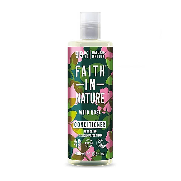 Faith İn Nature Onarıcı Saç Bakım Kremi %99 Doğal İçerikli Yabani Gül 400 ml - 1
