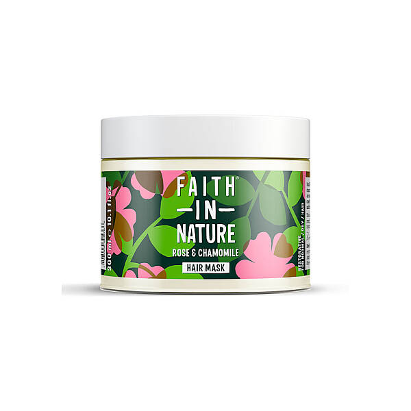 Faith İn Nature Onarıcı Saç Bakım Maskesi %99 Doğal İçerikli Gül & Papatya 300 ml - 1