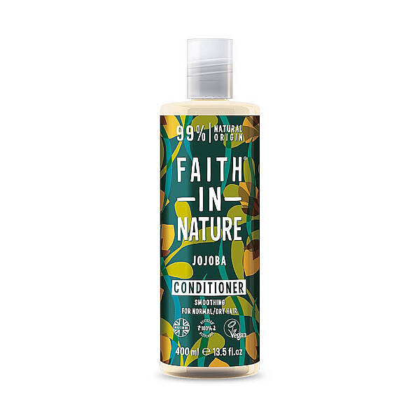 Faith İn Nature Pürüzsüzleştirici Saç Bakım Kremi %99 Doğal İçerikli Jojoba 400 ml - 1