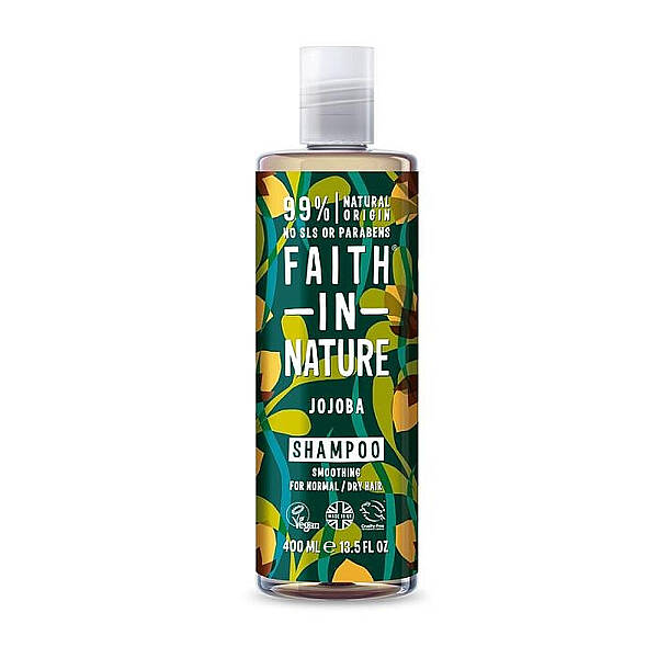 Faith İn Nature Pürüzsüzleştirici Şampuan %99 Doğal İçerikli Jojoba 400 ml - 1