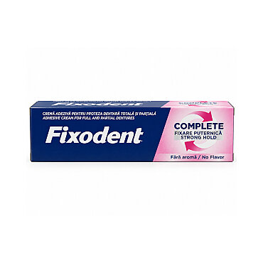 Fixodent Complete Güçlü Tutuş Tatsız Protez Yapıştırıcı Krem 47 g - Fixodent