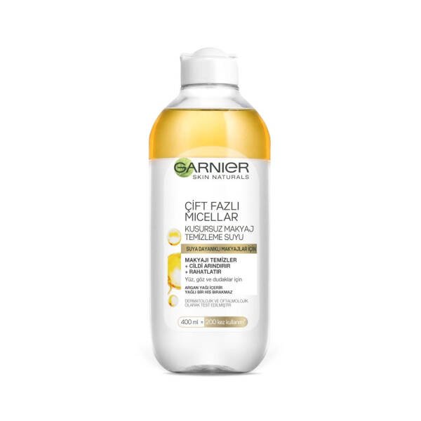Garnier Çift Fazlı Micellar Makyaj Temizleme Suyu 400ml - 1