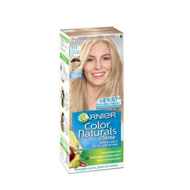 Garnier Color Naturals Besleyici Kalıcı Saç Boyası 111 Ekstra Açık Doğal Küllü Sarı - Garnier