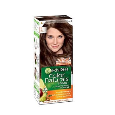 Garnier Color Naturals Besleyici Kalıcı Saç Boyası 5 Açık Kahve - Garnier