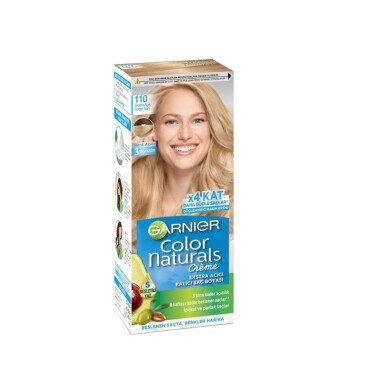 Garnier Color Naturals Besleyici Kalıcı Saç Boyası 110 Ekstra Açık Doğal Sarı - Garnier