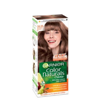 Garnier Color Naturals Besleyici Kalıcı Saç Boyası 6.25 Kestane Kahve - Garnier
