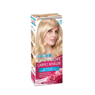 Garnier Color Sensation Çarpıcı Renkler Saç Boyası 110 Ekstra Açık Elmas Sarısı - Garnier