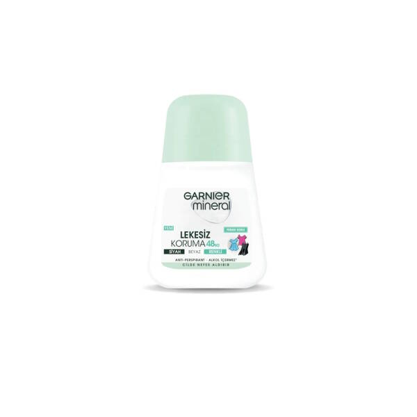Garnier Mineral Lekesiz Koruma 48sa Siyah Beyaz Renkli Ferah Koku Roll-on 50ml - 1