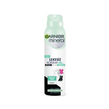 Garnier Mineral Lekesiz Koruma 48sa Siyah Beyaz Renkli Ferah Koku Deodorant 150ml - Garnier