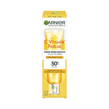 Garnier Skin Naturals Günlük Güneş Koruyucu Fluid Yüz Kremi SPF50+ 40ml - Garnier