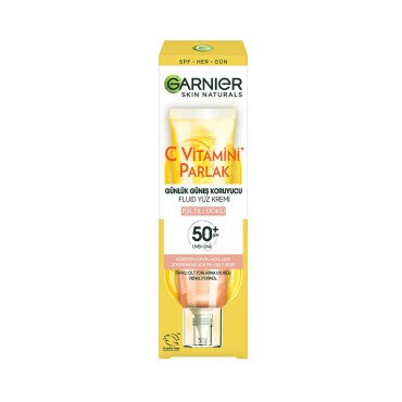 Garnier Skin Naturals Renkli Günlük Güneş Koruyucu Fluid Yüz Kremi SPF50+ 40ml - Garnier