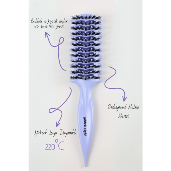 Glide'n Style GS-267 Kıvırcık Saç Bukle Belirginleştirme Fırçası - 2