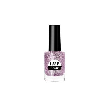 Golden Rose City Color Nail Lacquer Glitter 10.2ml No:102 - Golden Rose