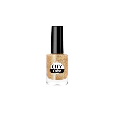 Golden Rose City Color Nail Lacquer Glitter 10.2ml No:103 - Golden Rose
