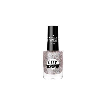 Golden Rose City Color Nail Lacquer Glitter 10.2ml No:301 - Golden Rose