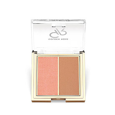 Golden Rose Iconic Blush Duo 01 Rose & Nude Allık 2x3g - Golden Rose