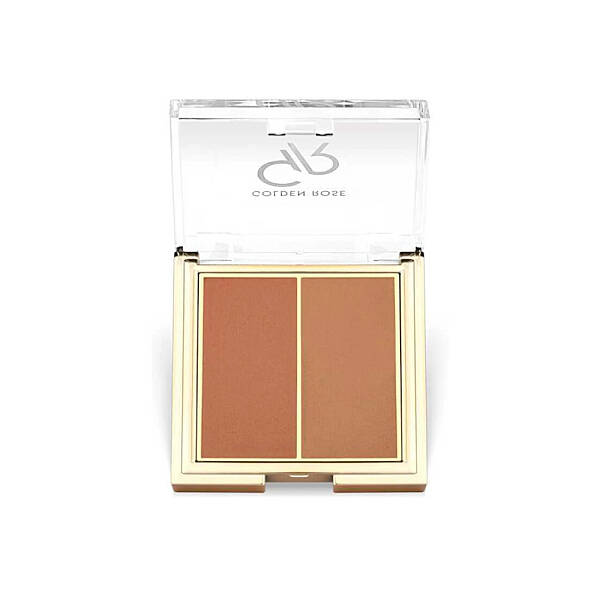 Golden Rose Iconic Blush Duo 03 Rosy Bronze Allık 2x3g - 1