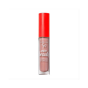 Golden Rose Miss Beauty Glow Shine 3D Lipgloss - 01 Nude Chic - Dudak Parlatıcısı 4.5 ml - Golden Rose