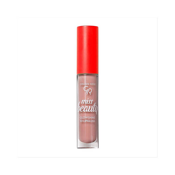 Golden Rose Miss Beauty Glow Shine 3D Lipgloss - 01 Nude Chic - Dudak Parlatıcısı 4.5 ml - 1