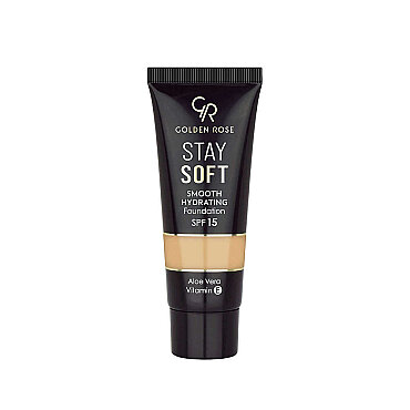 Golden Rose Stay Soft Smooth Hydrating Foundation SPF15 No:208 Fondöten 35 ml - Golden Rose