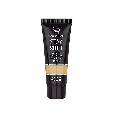 Golden Rose Stay Soft Smooth Hydrating Foundation SPF15 No:206 Fondöten 35 ml - Golden Rose