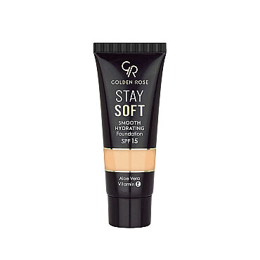 Golden Rose Stay Soft Smooth Hydrating Foundation SPF15 No:204 Fondöten 35 ml - Golden Rose