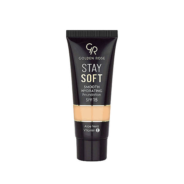 Golden Rose Stay Soft Smooth Hydrating Foundation SPF15 No:204 Fondöten 35 ml - 1