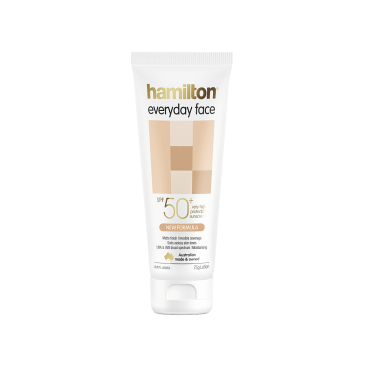 Hamilton Everyday Face SPF50+ Cream 75 g – Hassas ve Yağlanmaya Eğilimli Ciltler İçin Günlük Yüz Güneş Koruyucu Krem - Hamilton