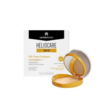 Heliocare 360 Oil-Free Compact Güneş Koruyucu SPF50+ 10g Pearl - Heliocare
