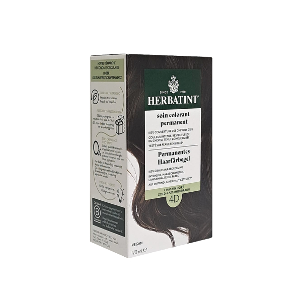 Herbatint Saç Boyası 4D Chatain Dore - Golden Chestnut 170 ml - 1