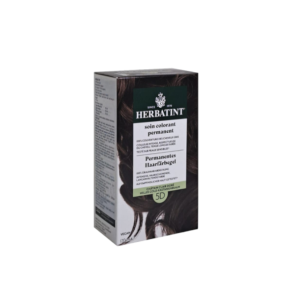 Herbatint Saç Boyası 5D Chatain Clair Dore - Light Golden Chestnut 170 ml - 1