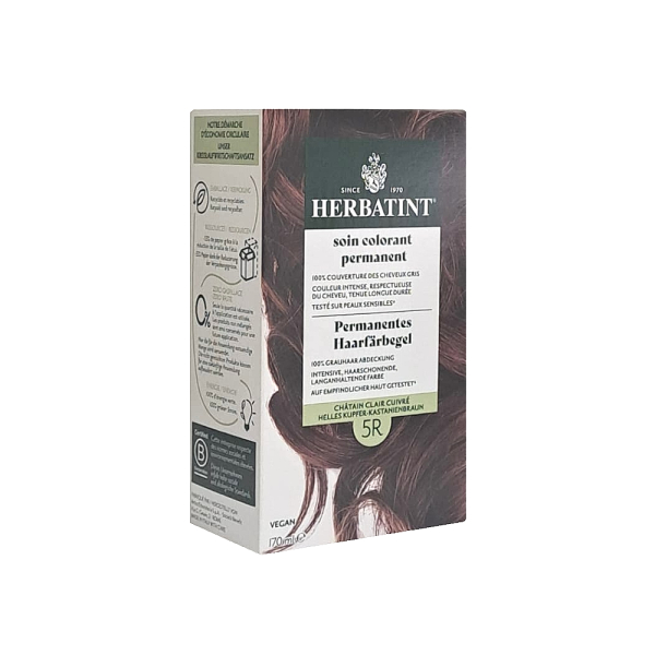 Herbatint Saç Boyası 5R Chatain Clair Cuivre - Light Copper Chestnut 170 ml - 1