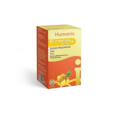 Humanis Bromelain Krom 60 Tablet - Humanis