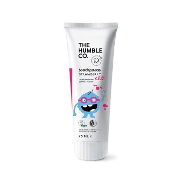 Humble Natural Toothpaste For Kids Strawberry 75ml - Humble Brush