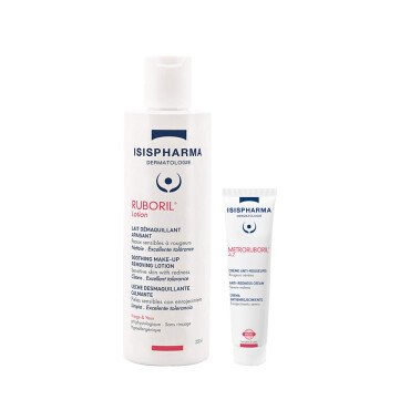 Isis Pharma Ruboril Losyon 250ml + Metroroboril AZ Kızarıklık Karşıtı Krem 30ml Kofre - Isis Pharma