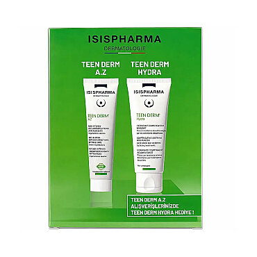 Isis Pharma Teen Derm AZ 40 ml + Teen Derm Hydra 40 ml Akneli Ciltler İçin Bakım Seti - Isis Pharma