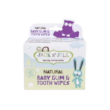 Jack and Jill Natural Cotton Wipes 25ad - Jack and Jill
