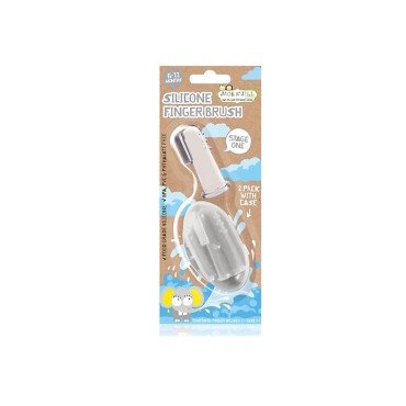 Jack and Jill Silicone Finger Brush 2'li 6-12 Ay - Jack and Jill