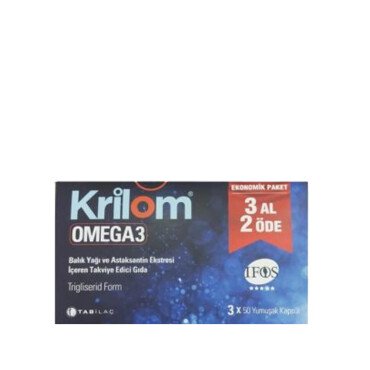 Krilom Omega3 3 X 50 Kapsül - Tabilaç