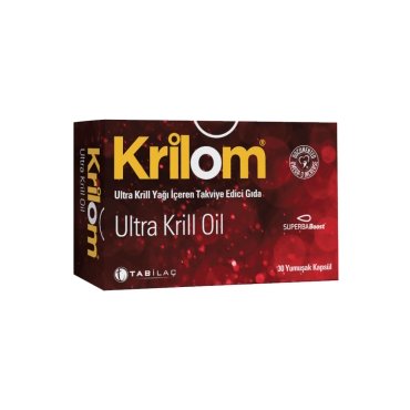 Krilom Ultra Krill Oil 30 Kapsül - Tabilaç