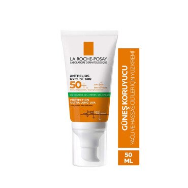 La Roche Posay Anthelios Oil Control Gel Cream Spf50+ Yağlı ve Karma Ciltler İçin Yüz Güneş Kremi 50 ml - 2